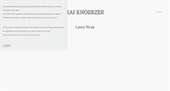 Desktop Screenshot of kaiknoerzer.com
